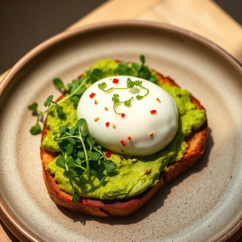 Smashed avocado toast