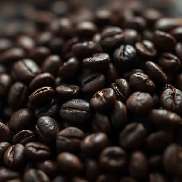 Roasted coffee beans